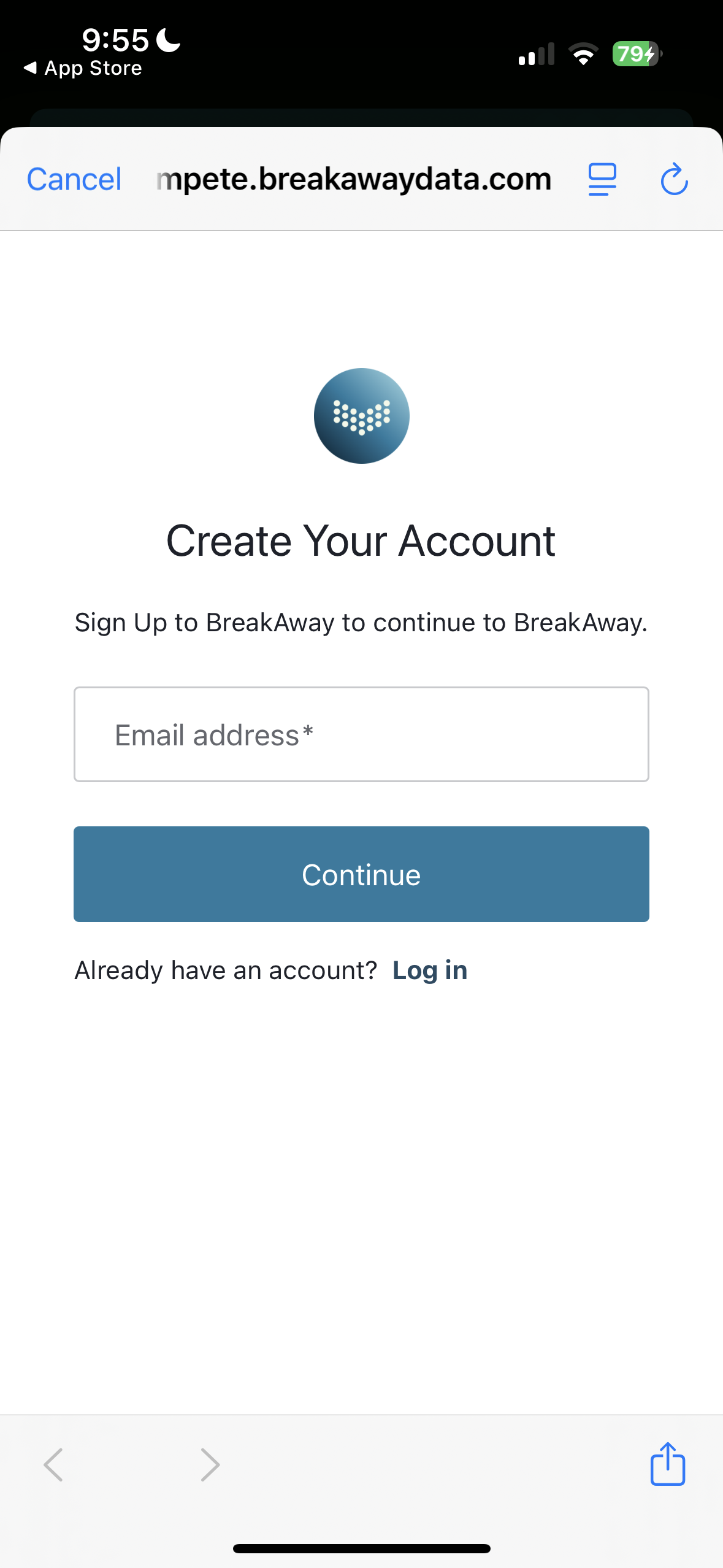 Create a free account