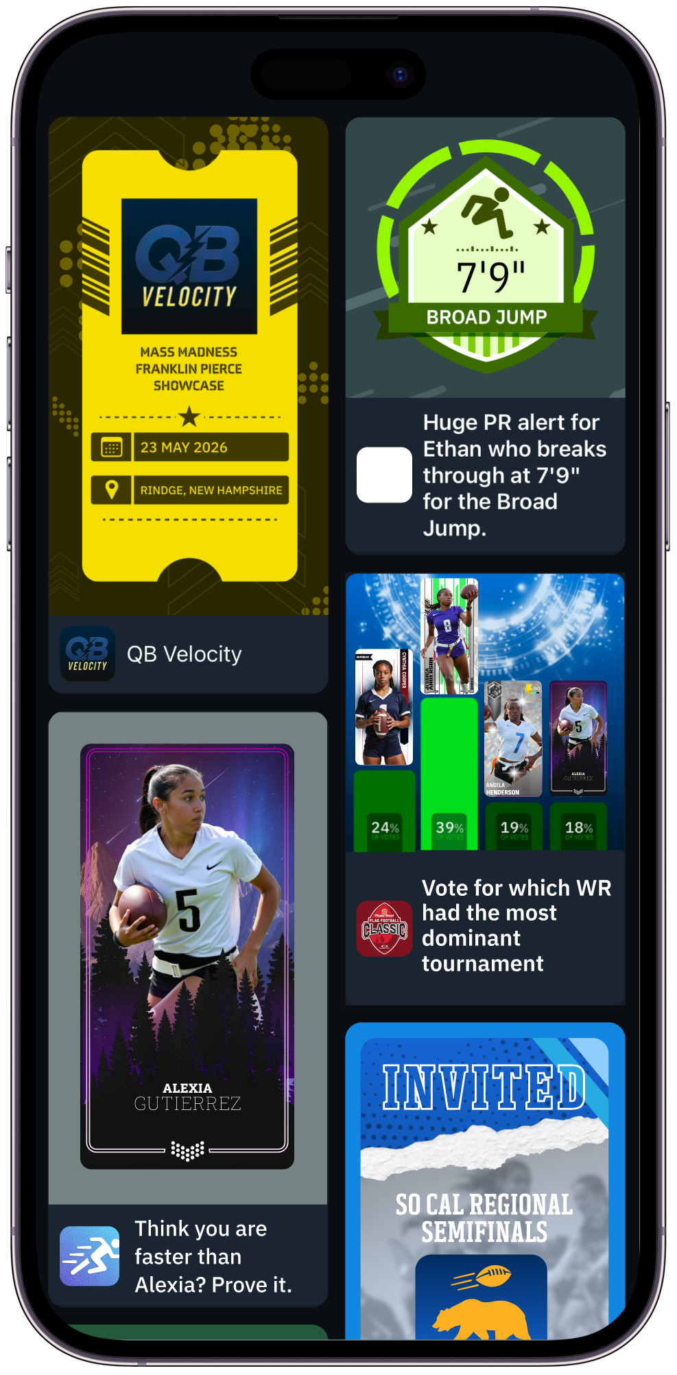 BreakAway feed on phone