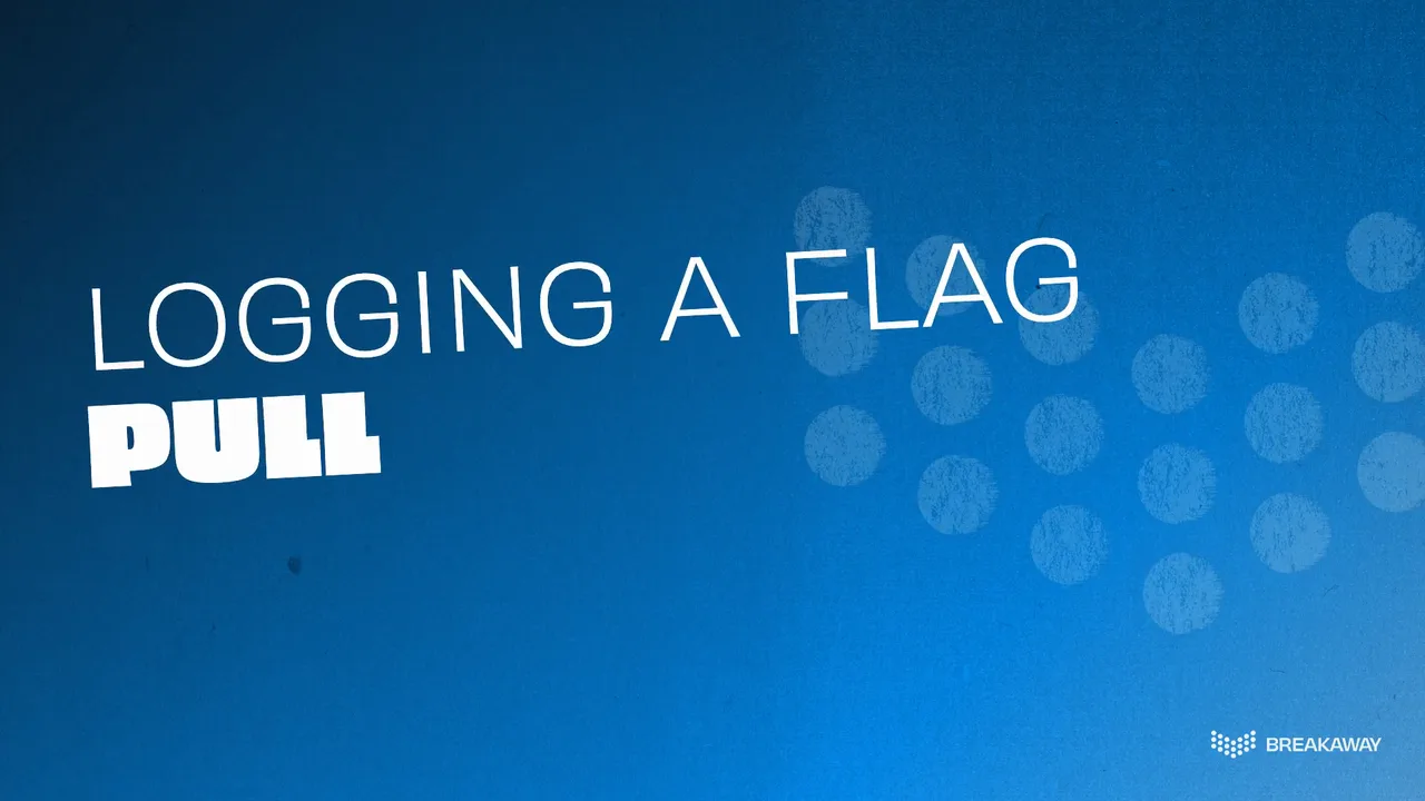 Watch how to stat it in the BreakAway app: Logging a flag pull