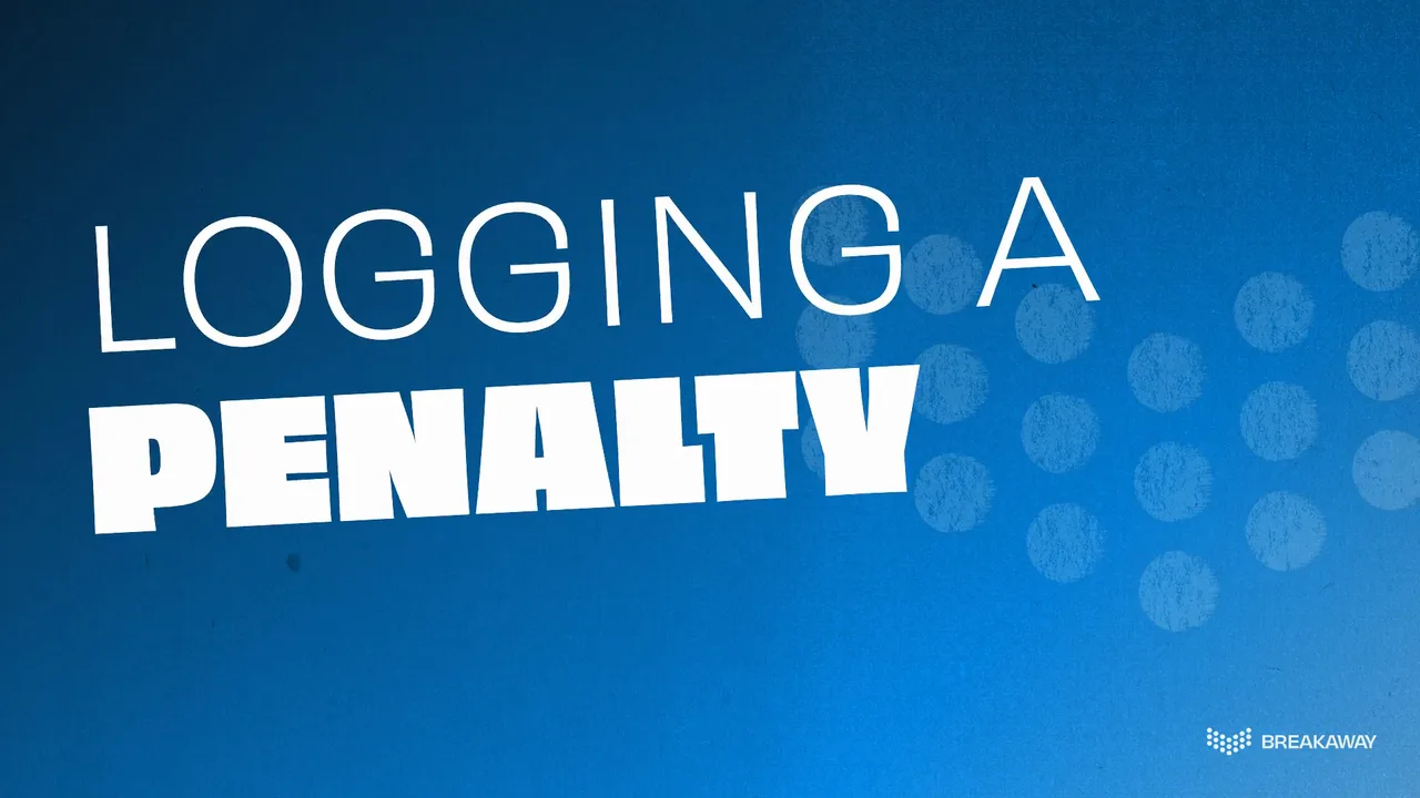 Watch how to stat it in the BreakAway app: Logging a penalty